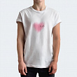 Футболка Евразия Сердце белая (size XXL)